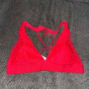 NWT PINK Victorians Secret Lace Bralette Size XL